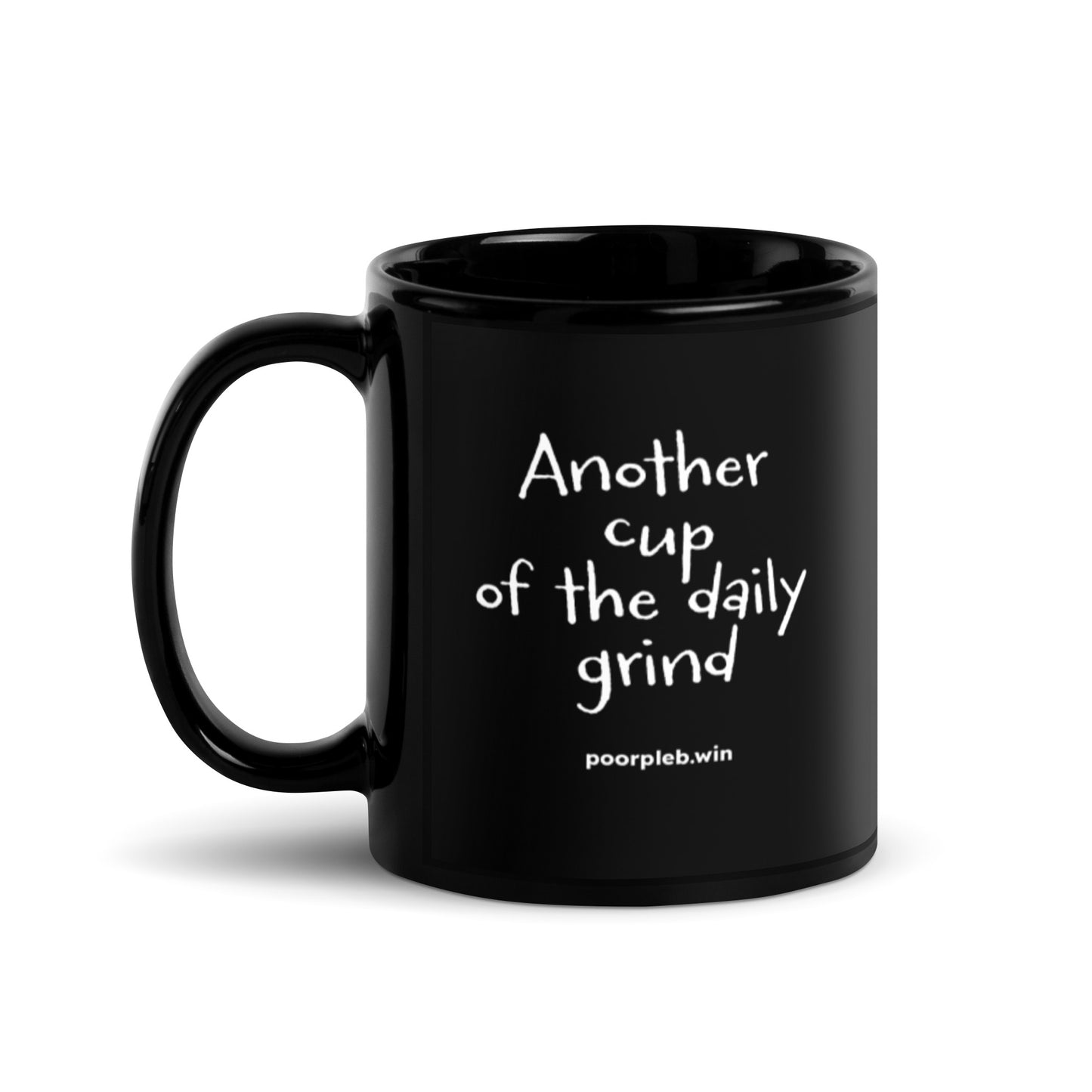 Poor Pleb Black Mug (available in the US only)