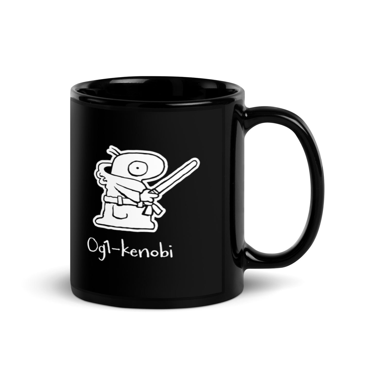 Poor Pleb Black Glossy Mug - The farce is strong (available in the US only)
