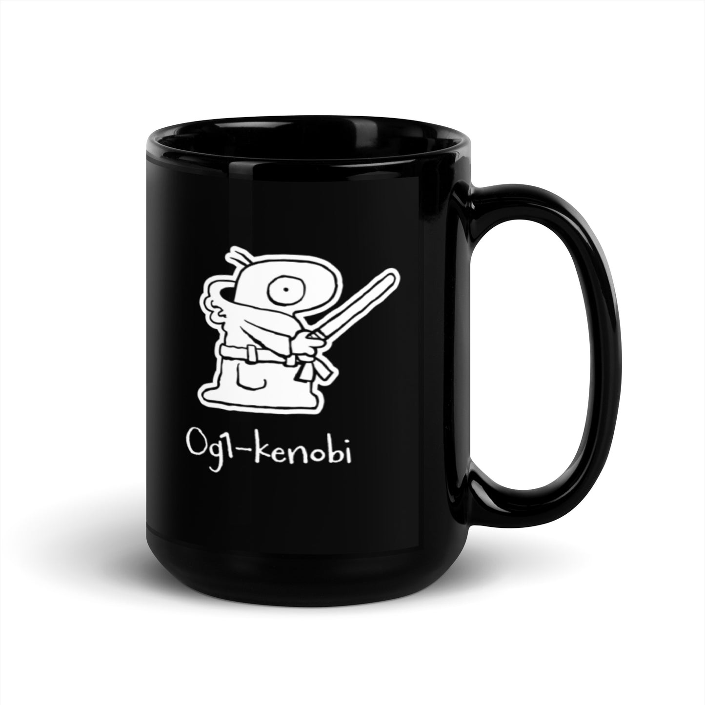 Poor Pleb Black Glossy Mug - The farce is strong (available in the US only)