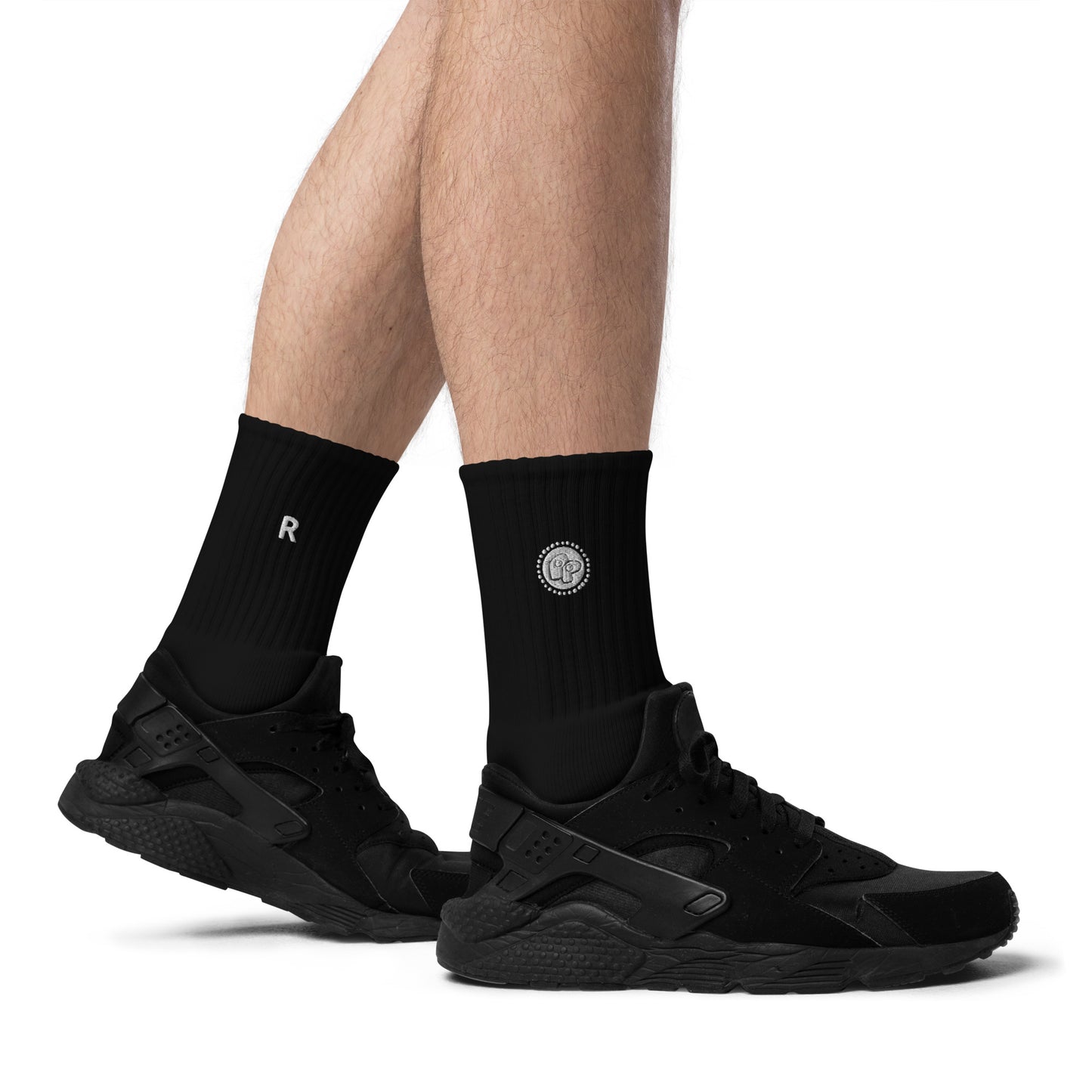 Poor Pleb Embroidered socks