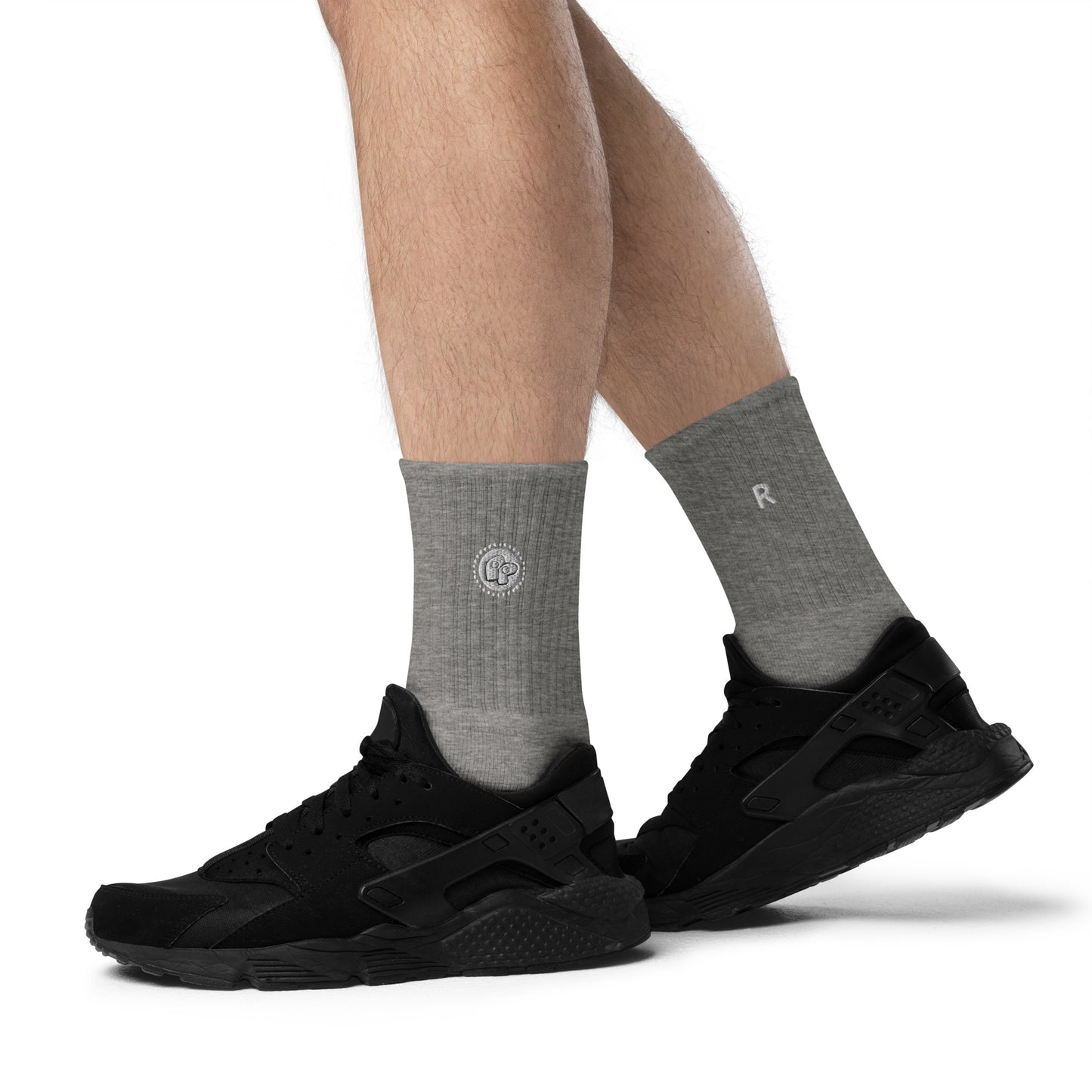 Poor Pleb Embroidered socks