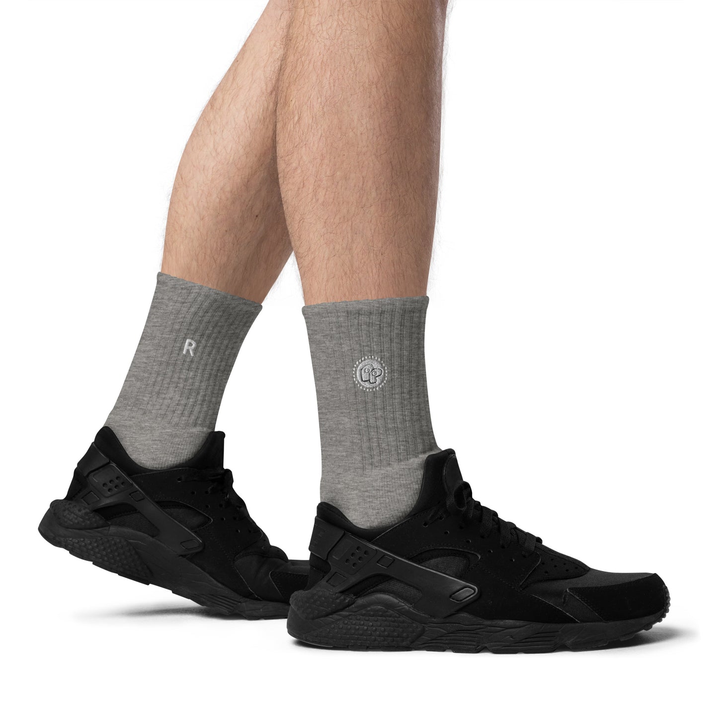 Poor Pleb Embroidered socks