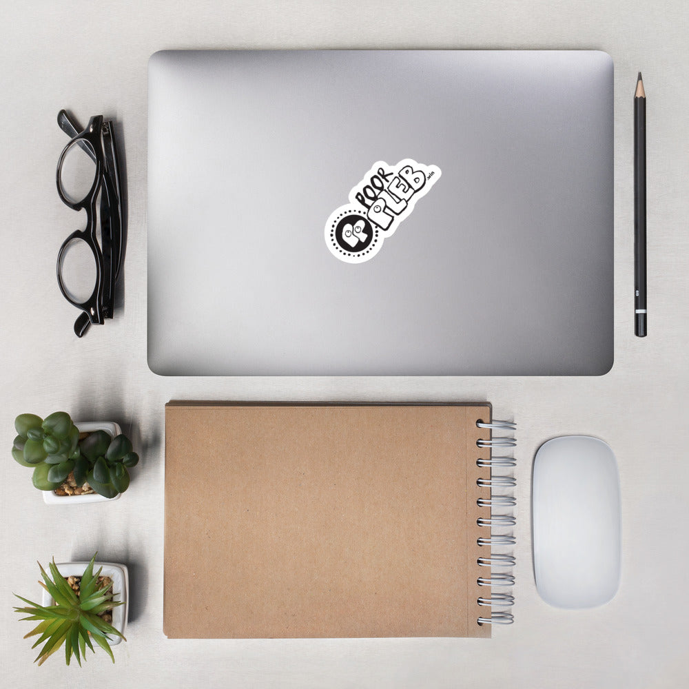 Poor Pleb Logo Sticker