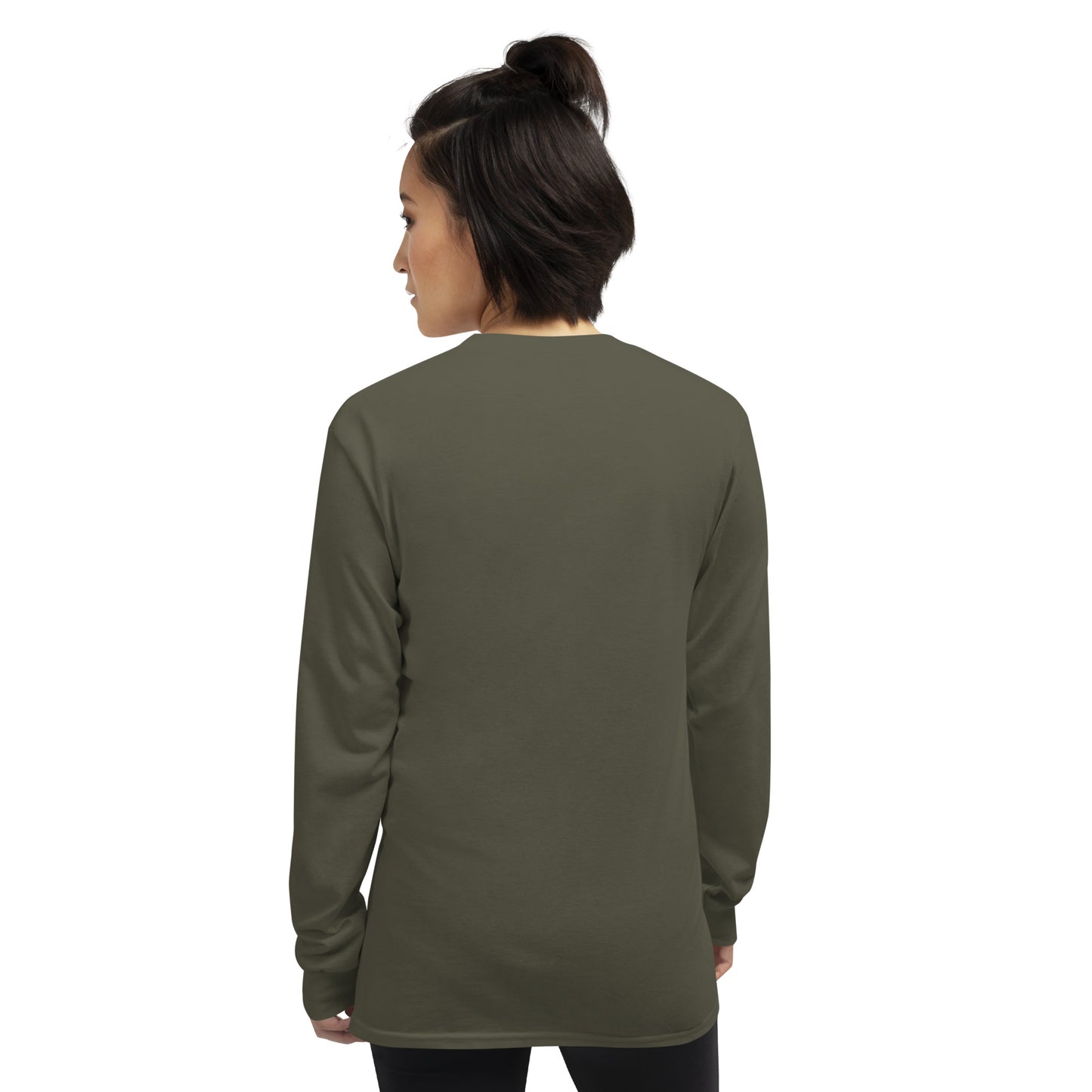 Poor Pleb Men’s Long Sleeve Shirt (dark colours) - Things are looking up for the little guy - Crypto Biskit