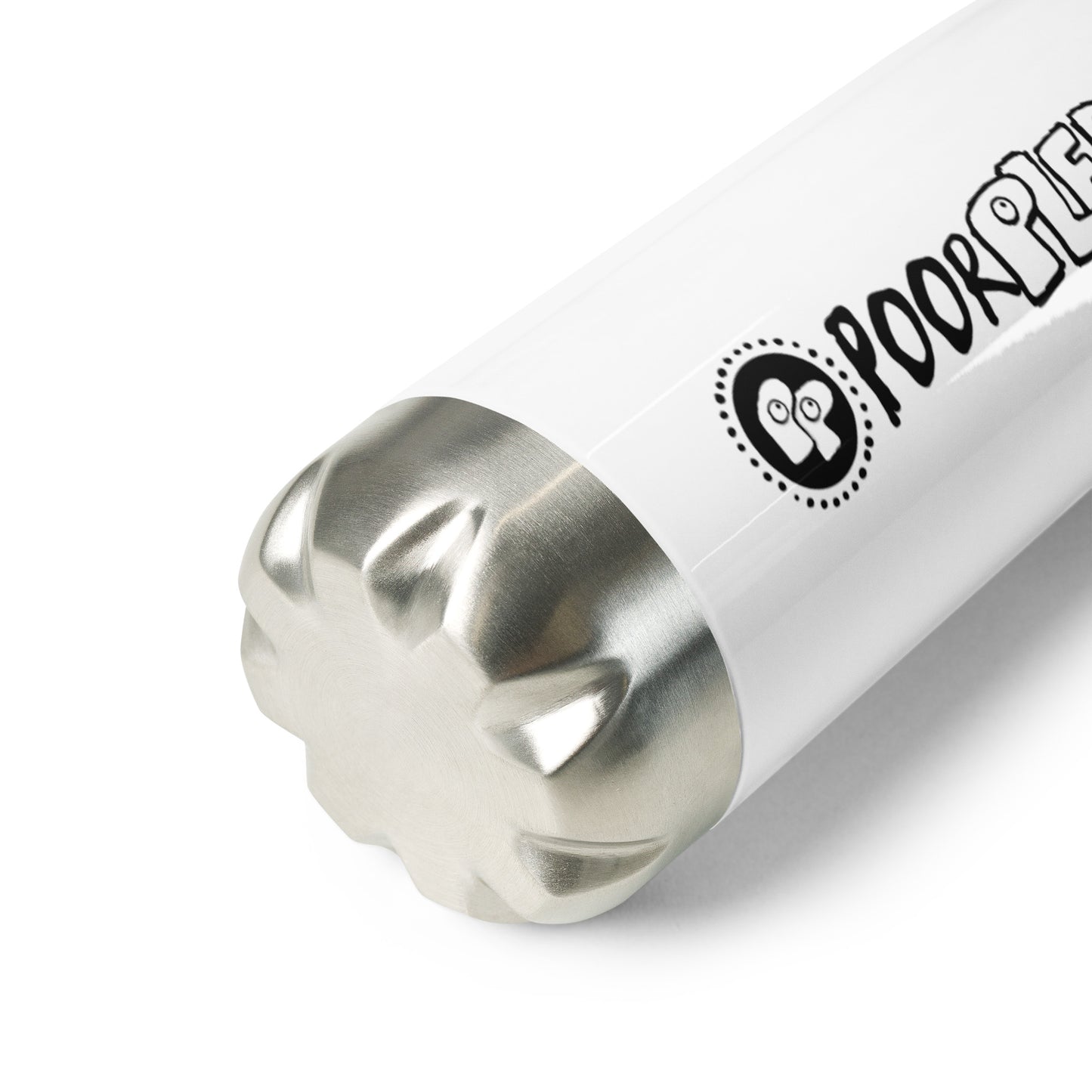 Poor Pleb Stainless Steel Water Bottle - Fully Branded