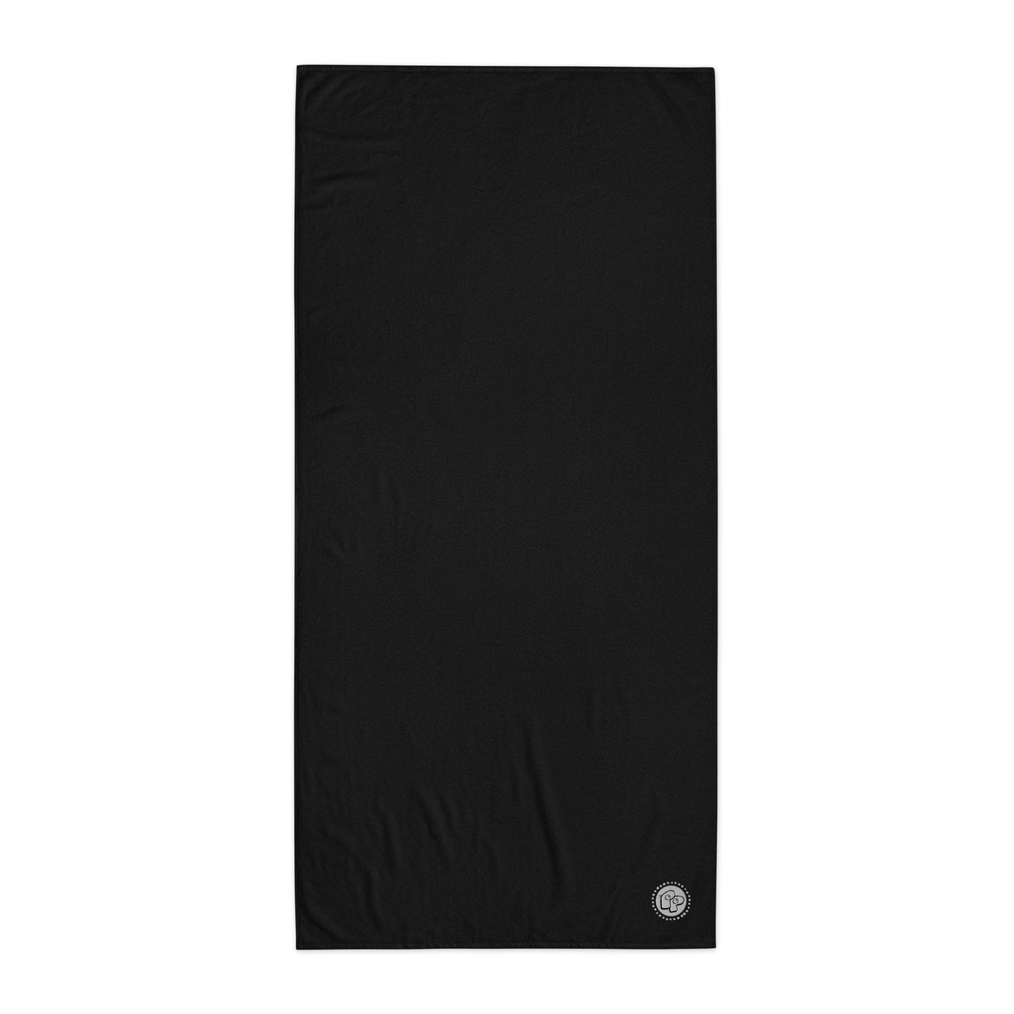 Poor Pleb Cotton Towel - Black