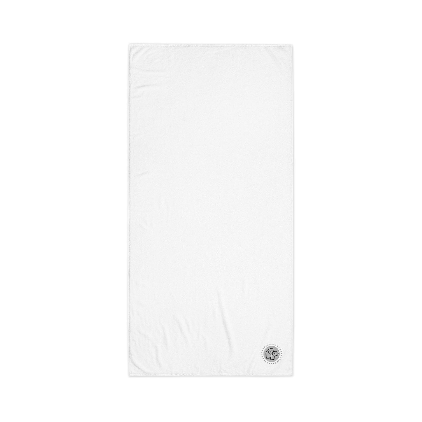 Poor Pleb Cotton Towel - White