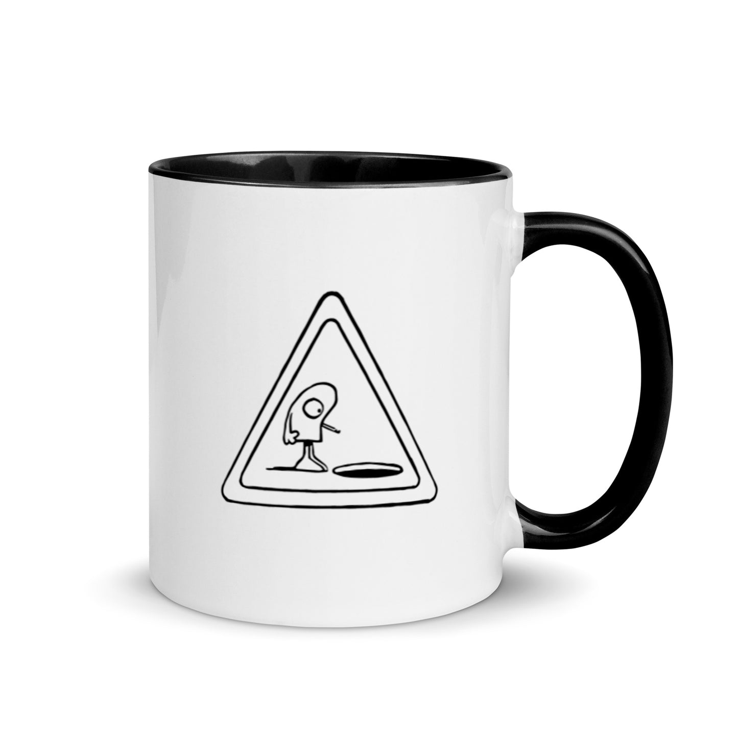 Poor Pleb White / Black Mug - Pleb at Work