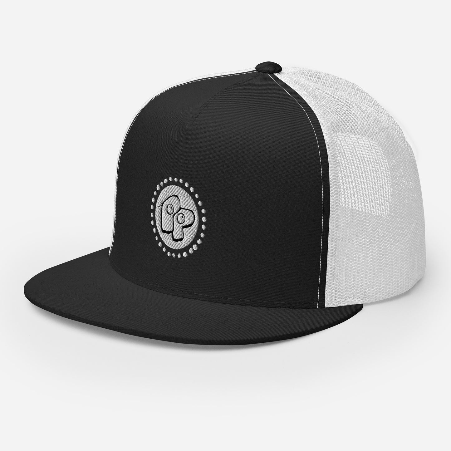 Poor Pleb 'Circle Logo' - Trucker Cap