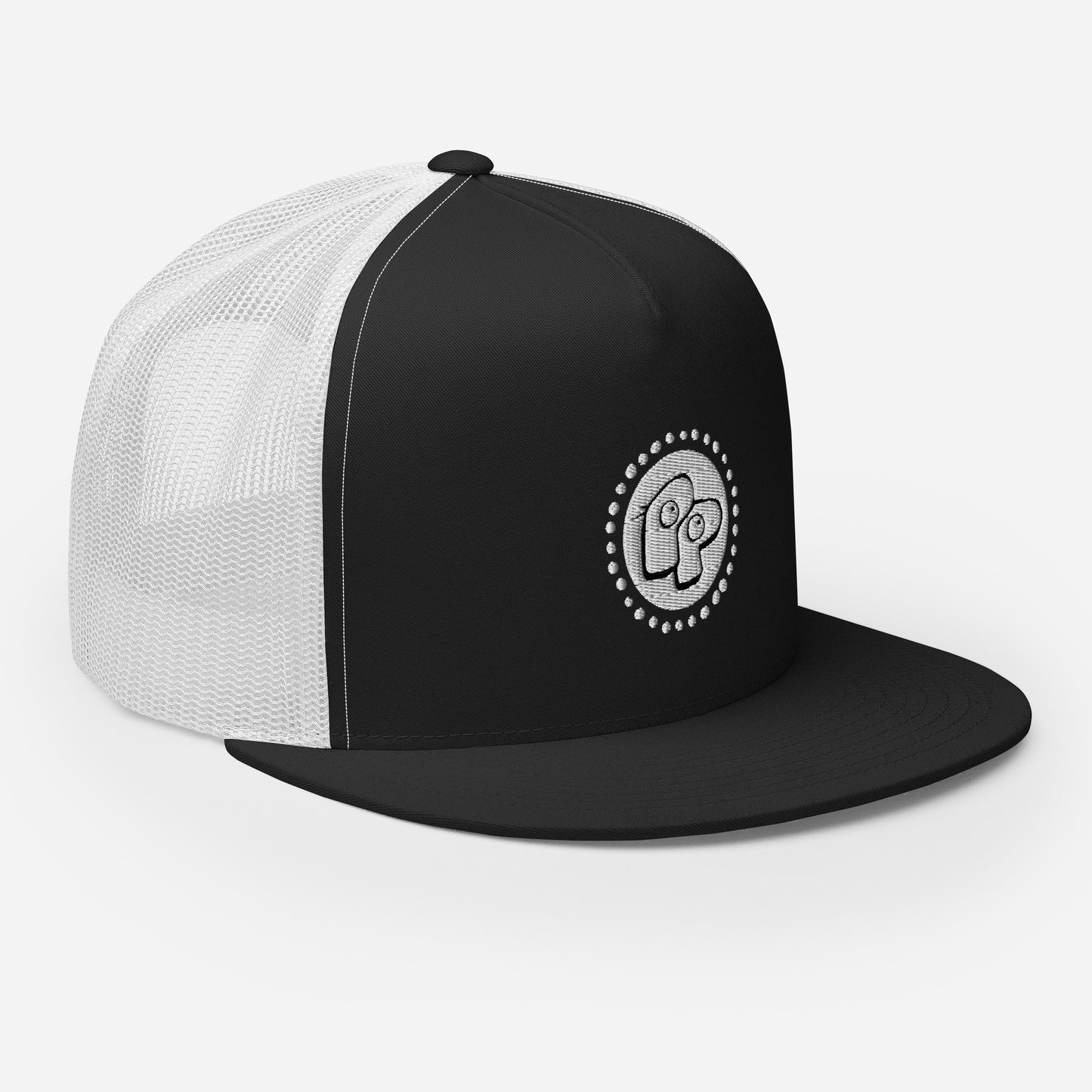 Poor Pleb 'Circle Logo' - Trucker Cap