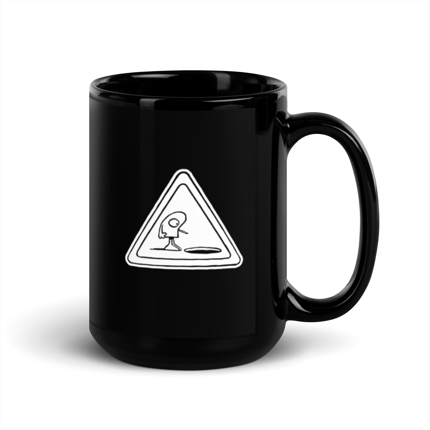 Poor Pleb Black Glossy Mug - Pleb at Work (available in the US only)